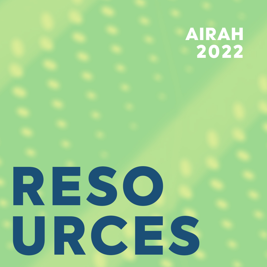 AIRAH resources 2022