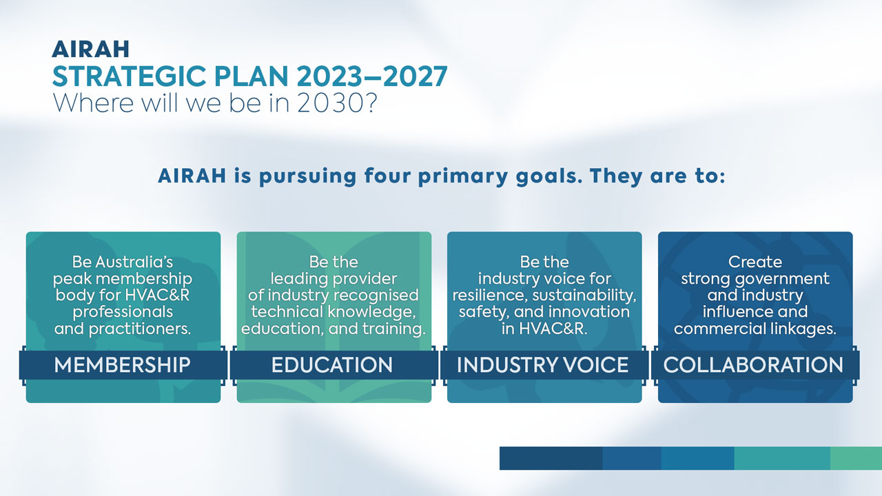 AIRAH's Strategic Plan 2023–2033 – Goals