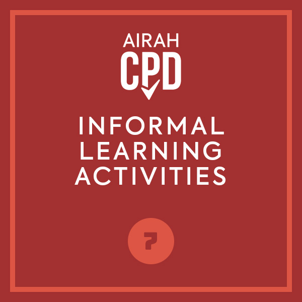 AIRAH CPD Informal learning activities