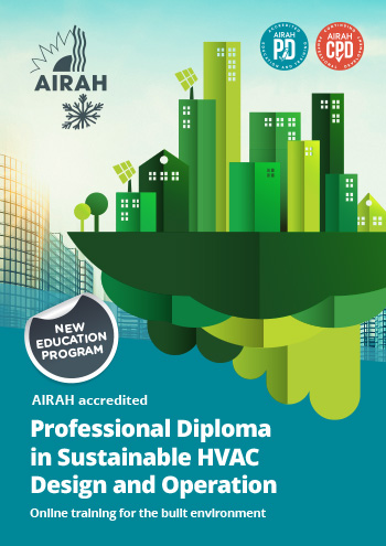 AIRAH's Professional Diploma in Sustainable HVAC Design and Operations brochure