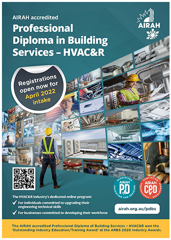 AIRAH's Professional Diploma in Building Services – HVAC&R brochure