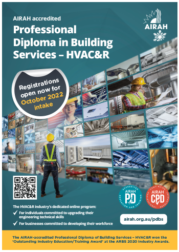 AIRAH's Professional Diploma in Building Services – HVAC&R brochure