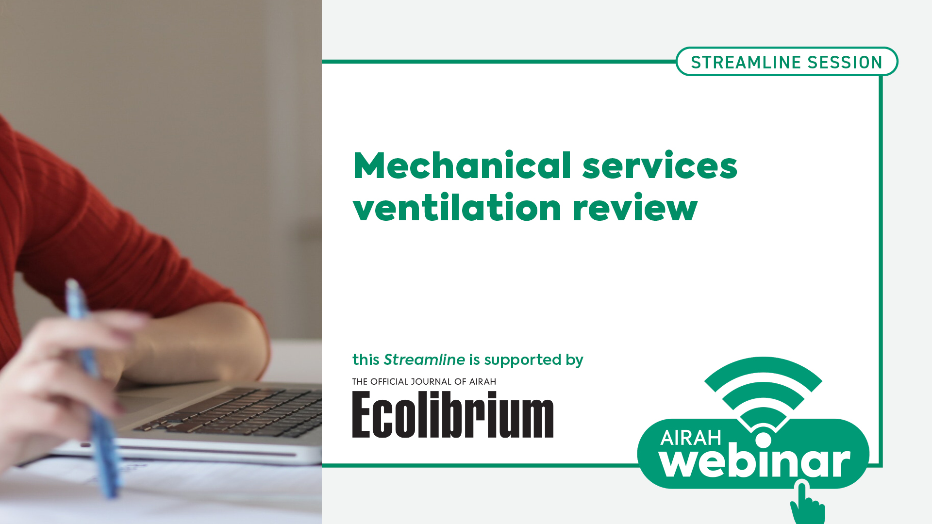 AIRAH Streamline – Mechanical services ventilation review
