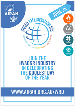 AIRAH World Refrigeration Day poster